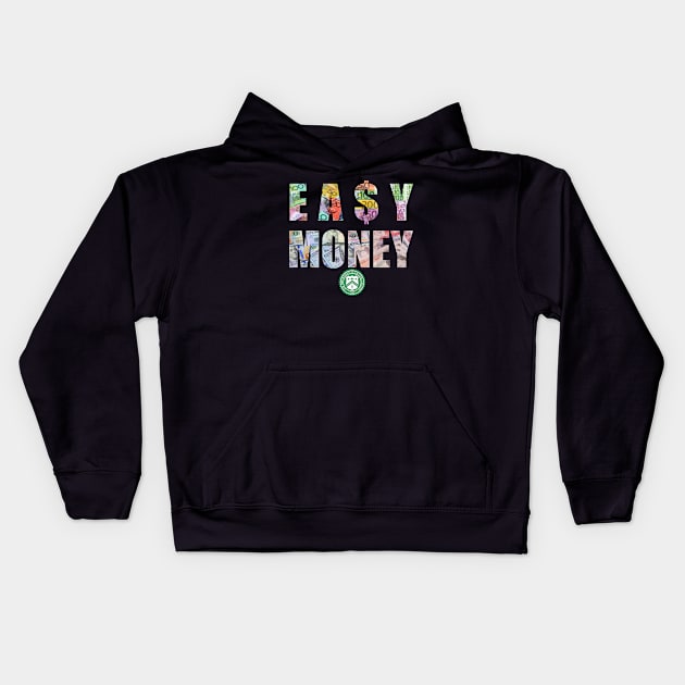 EA$Y MONEY "Currency" Kids Hoodie by StayHungryCo